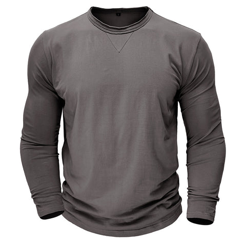 Fall/Winter Hot-Selling Men's Round Neck Long Sleeve T-Shirt