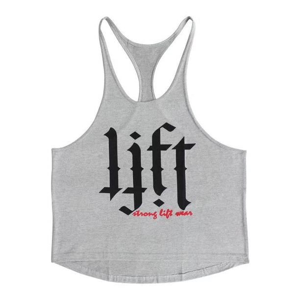 Lift Printed Work Out Tank Tops for Men