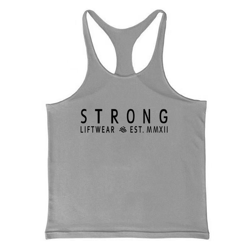 BE STRONG Printed Liftwear Tank Tops – Elephant Jay