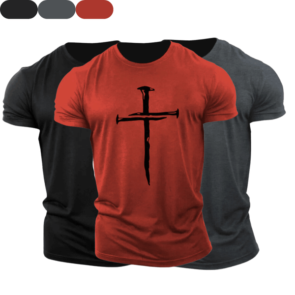 3 Pack Men's Cross Cotton Tees