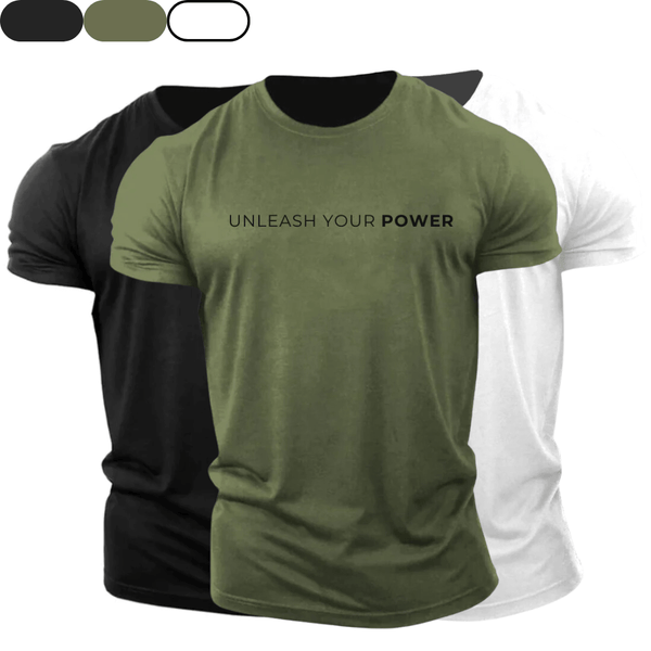 3 Pack Unleash Your Power Tees