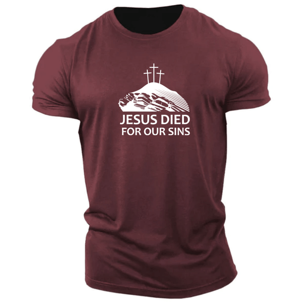 JESUS SAVED FOR OUR SINS T-shirt for Men