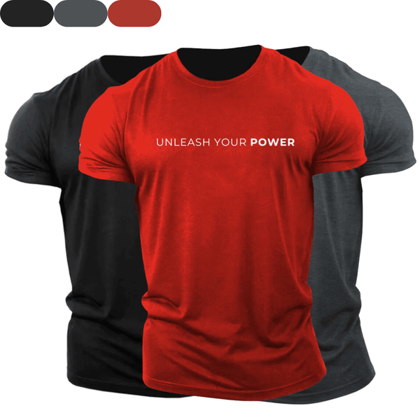 3 Pack Unleash Your Power Tees