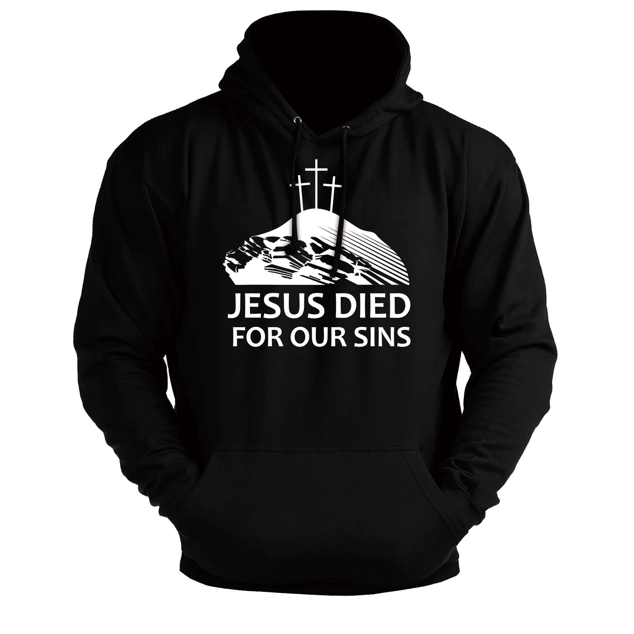 JESUS DIED FOR OUR SINS - Men's Hoodie