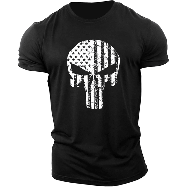 Men's Skull Fitness T-Shirt