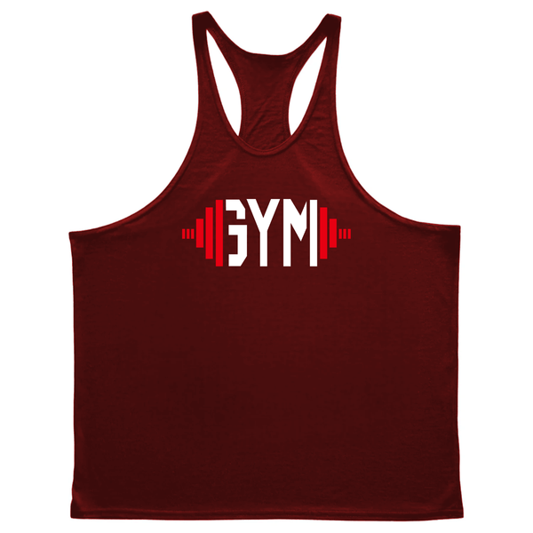 GYM and Dumbbell Graphic Bodybuilding Tank Tops