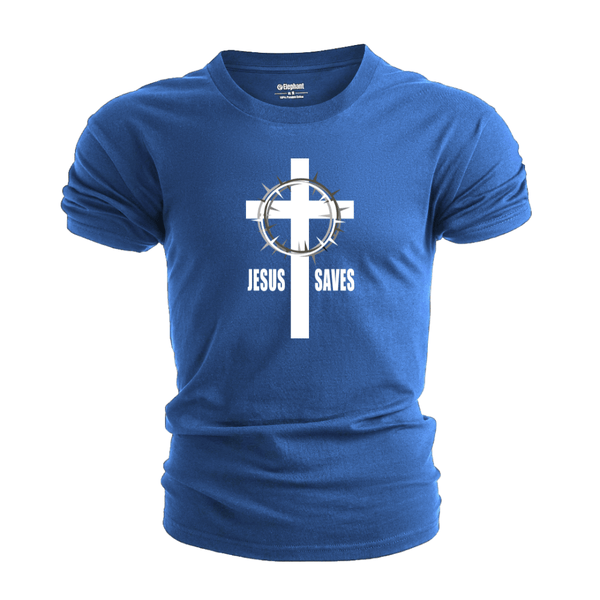 JESUS SAVES CROSS Graphic T-shirt