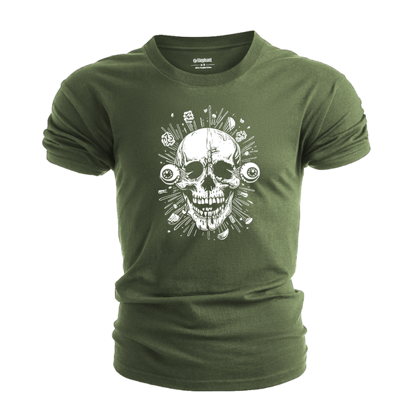 Men's Crazy Skull T-Shirt