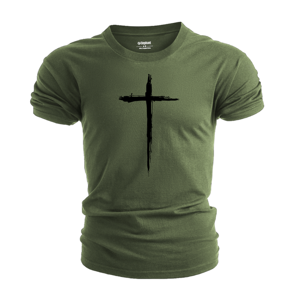 Men's Christian Cross Graphic T-Shirt