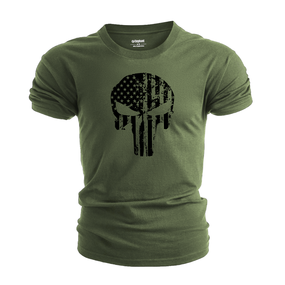 Men's Skull Fitness T-Shirt