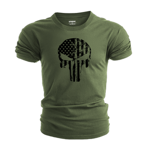 Men's Skull Fitness T-Shirt
