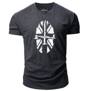 dark grey Men's Spartan Graphic T-Shirt