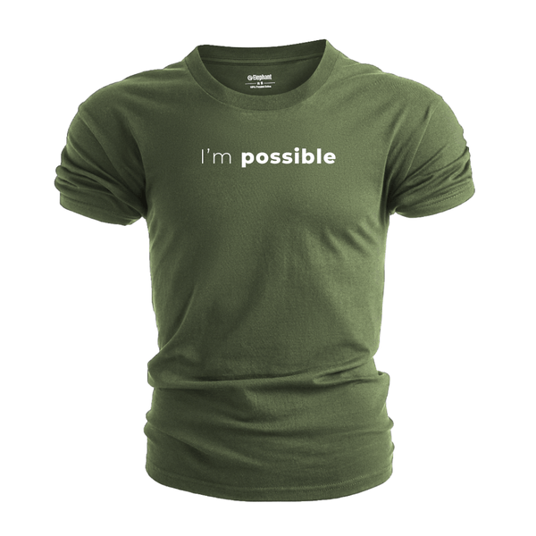 Men's I'm possible inspirational T-shirt