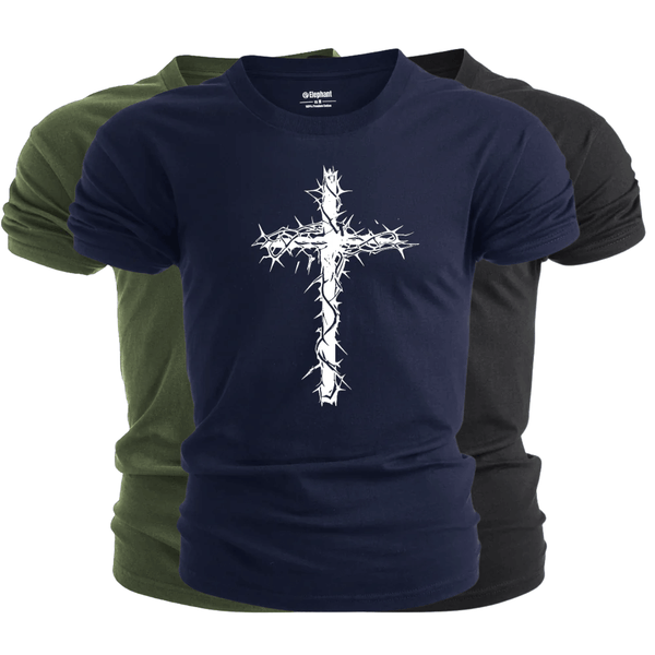 3 Pack Men's Cross T-Shirt