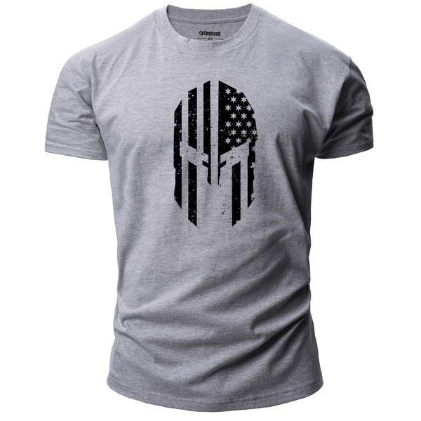 sport grey Men's Spartan Graphic T-Shirt