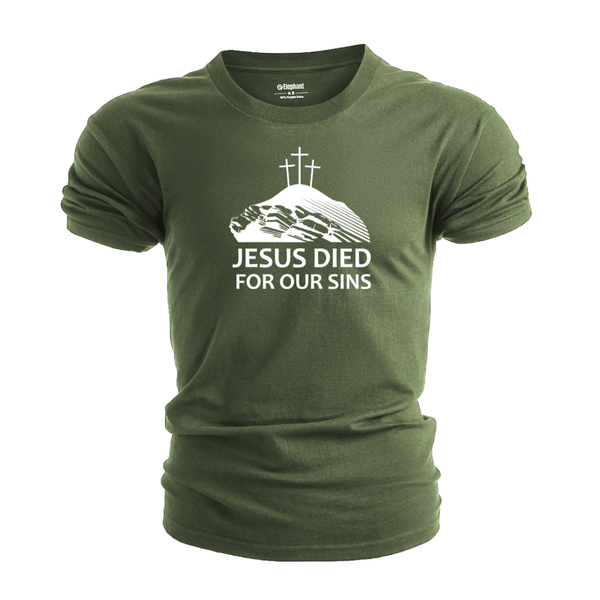JESUS SAVED FOR OUR SINS Graphic T-shirt for Men