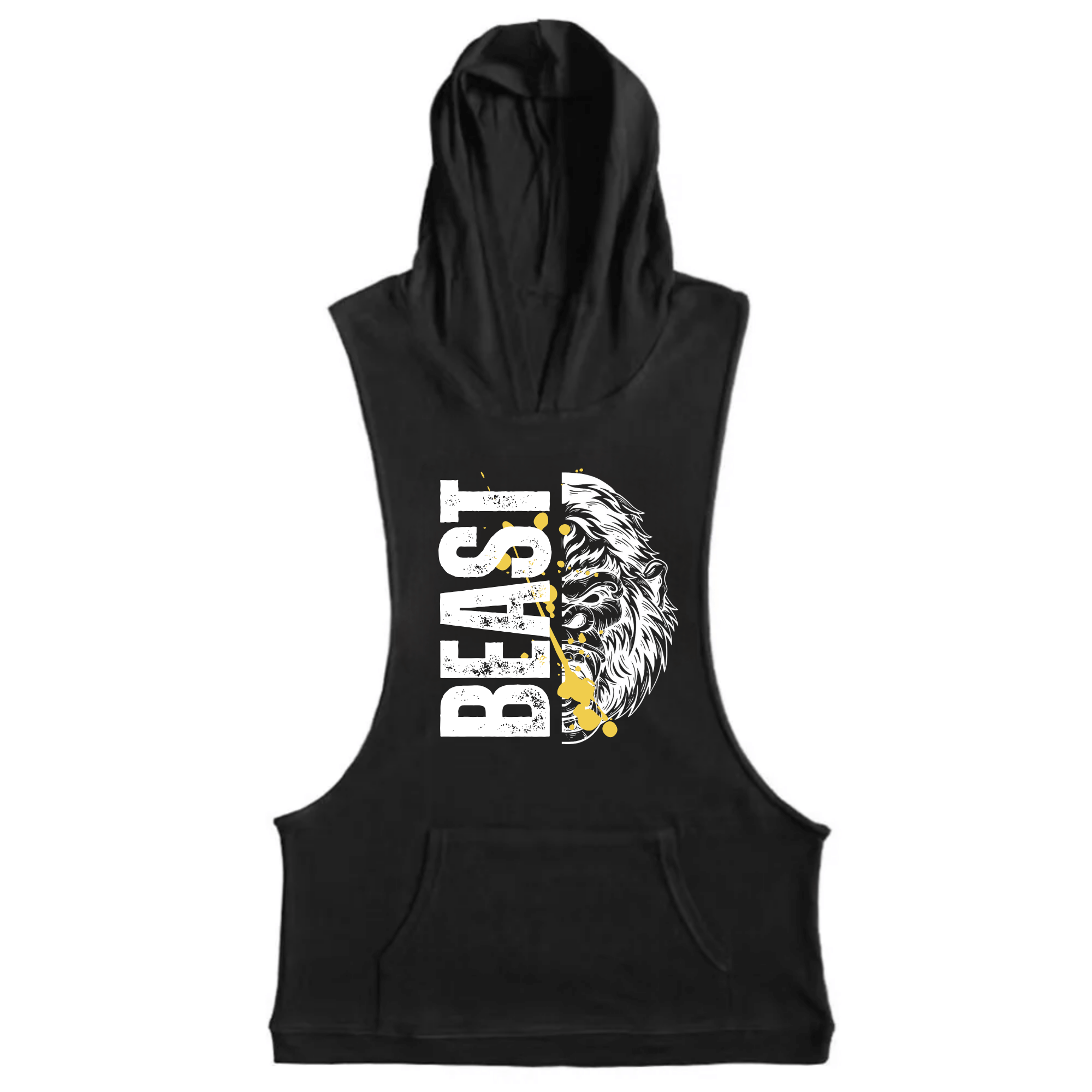 Men's BEAST Workout Hooded Tank Tops
