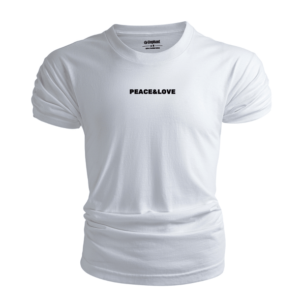 Peace&Love Graphic Premium Cotton T-Shirts