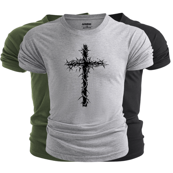 3 Pack Men's Cross T-Shirt