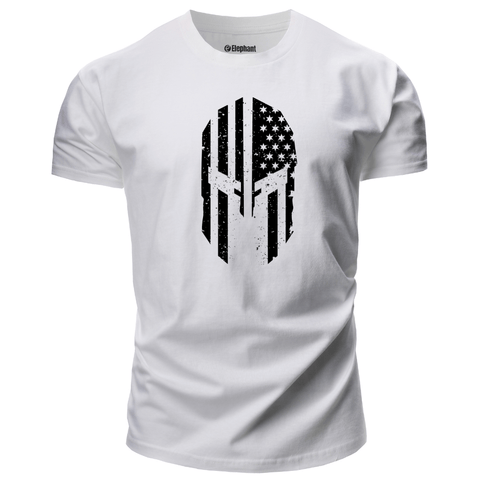 white Men's Spartan Graphic T-Shirt