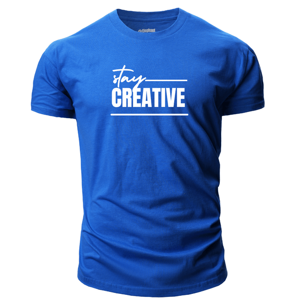 blue Men's Stay CREATIVE T-shirt