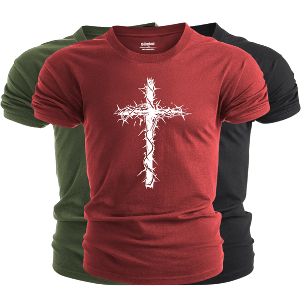 3 Pack Men's Cross T-Shirt
