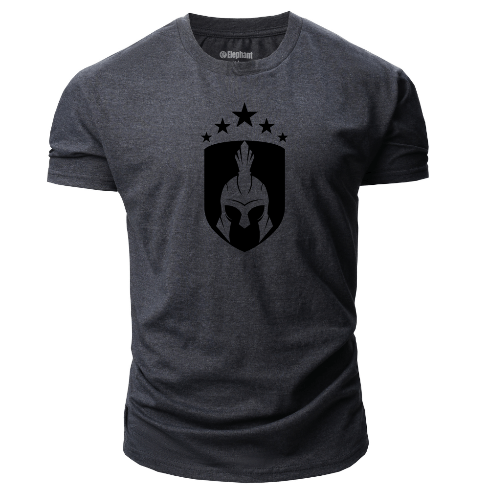dark grey Men's Spartan Short Sleeve T-Shirt