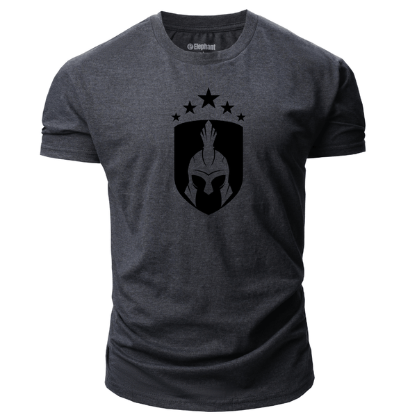 dark grey Men's Spartan Short Sleeve T-Shirt