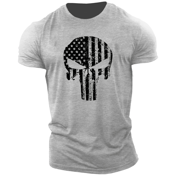Men's Skull Fitness T-Shirt