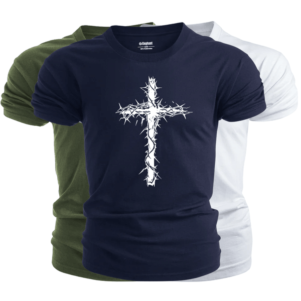 3 Pack Men's Cross T-Shirt