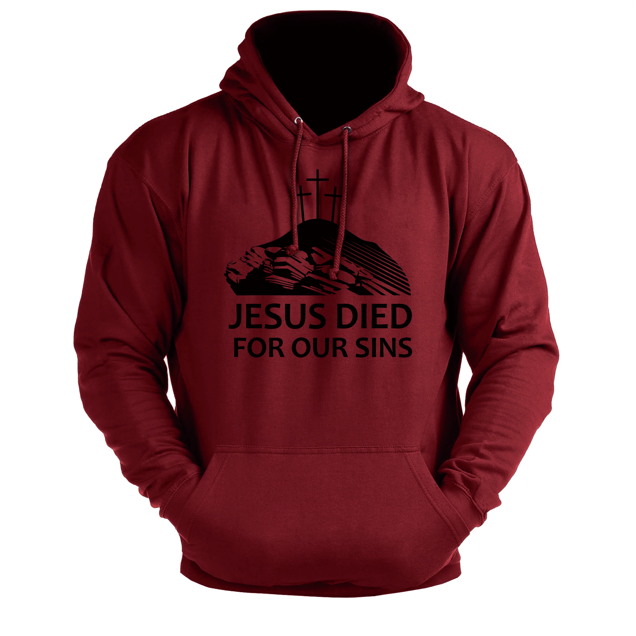 JESUS DIED FOR OUR SINS - Men's Hoodie – Elephant Jay