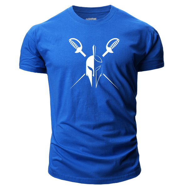 blue Men's Spartan Short Sleeve T-Shirt