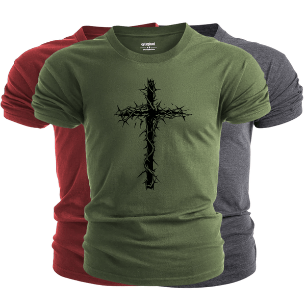 3 Pack Men's Cross T-Shirt