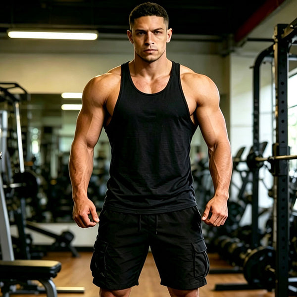 Men's Cotton Gym Tank
