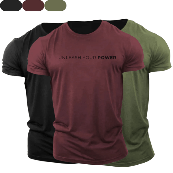 3 Pack Unleash Your Power Tees