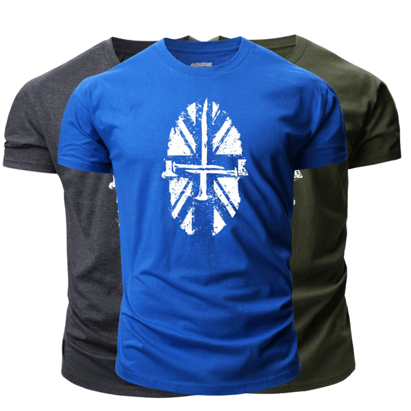 3 Pieces Men's Spartan Graphic T-Shirt