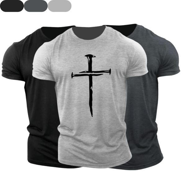 3 Pack Men's Cross Cotton Tees