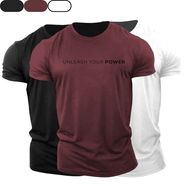 3 Pack Unleash Your Power Tees