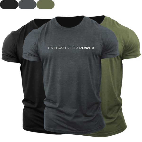 3 Pack Unleash Your Power Tees