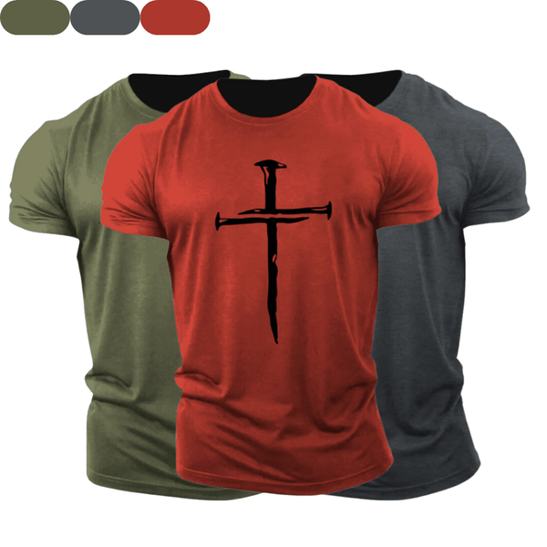 3 Pack Men's Cross Cotton Tees