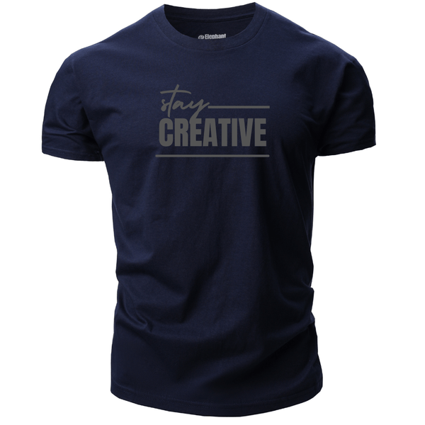 navy blue Men's Stay CREATIVE T-shirt