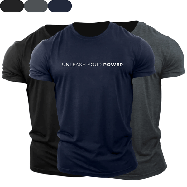 3 Pack Unleash Your Power Tees