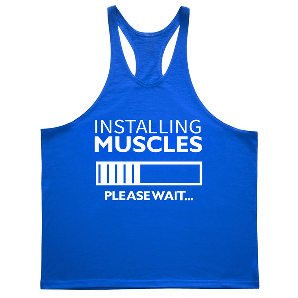 Men's Installing Muscles Stringer
