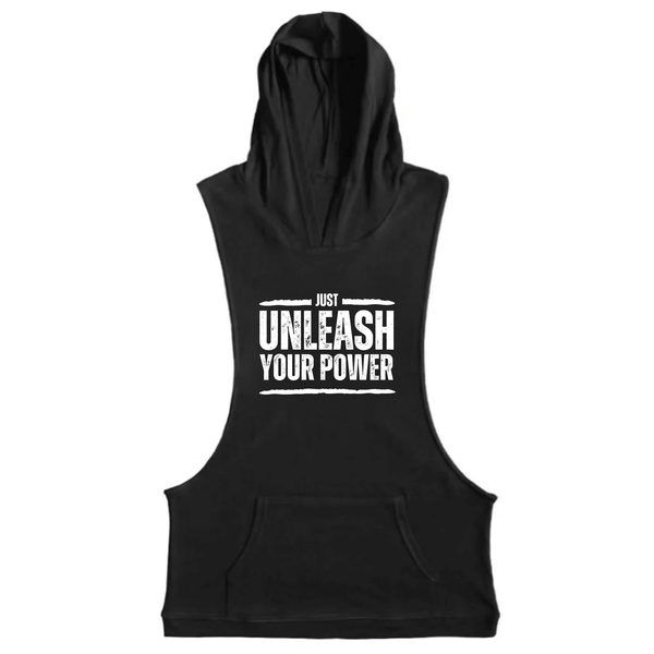 Men's UNLEASH YOUR POWER Hooded Tank Tops
