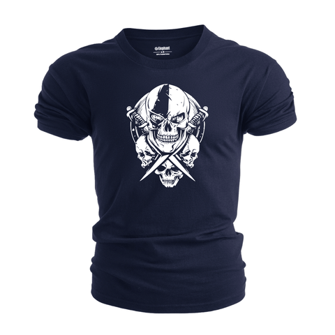 Men's Four Skull T-Shirt