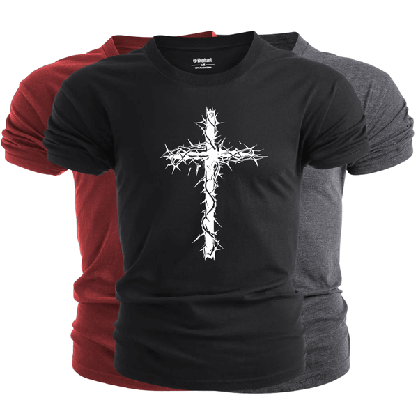 3 Pack Men's Cross T-Shirt