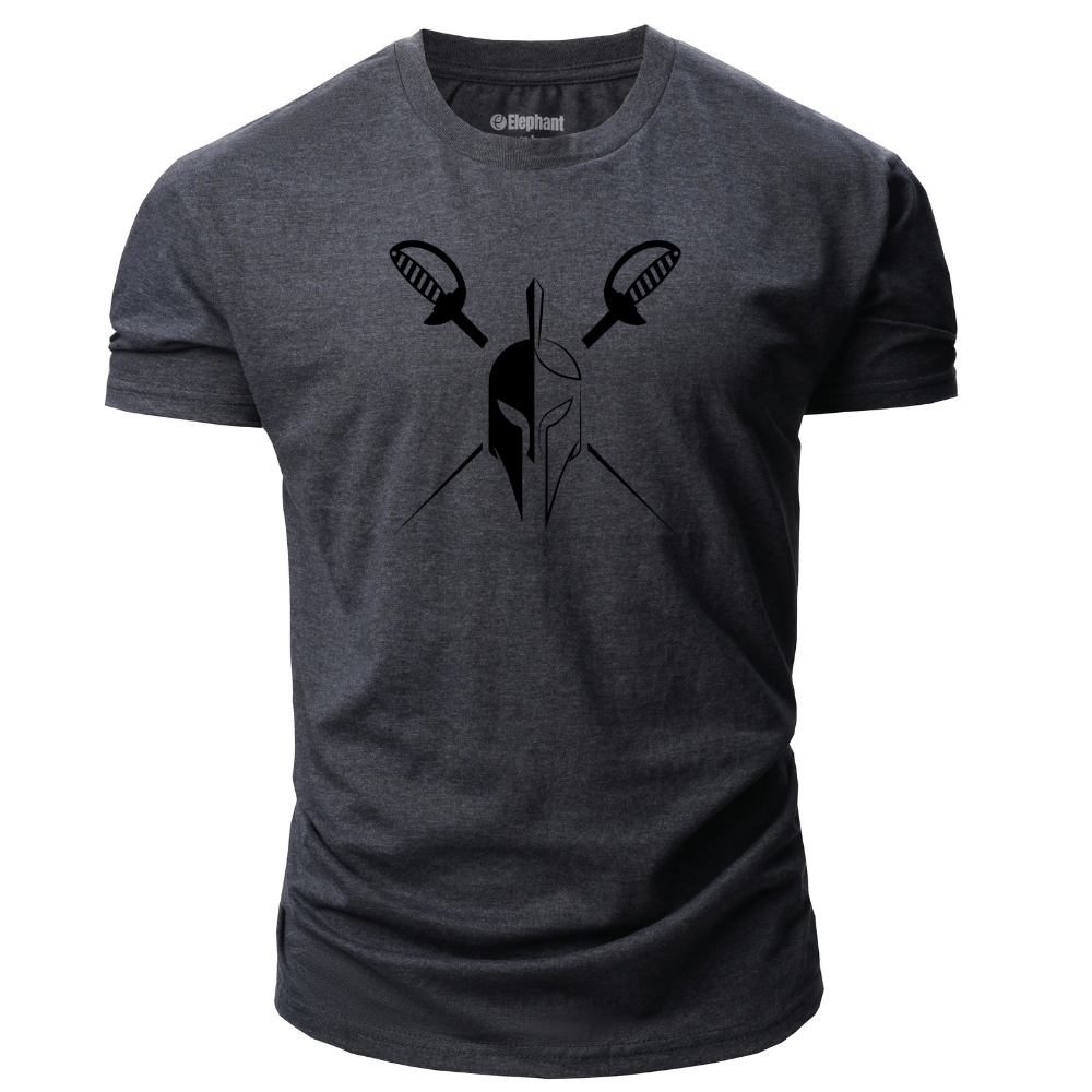 dark grey Men's Spartan Short Sleeve T-Shirt