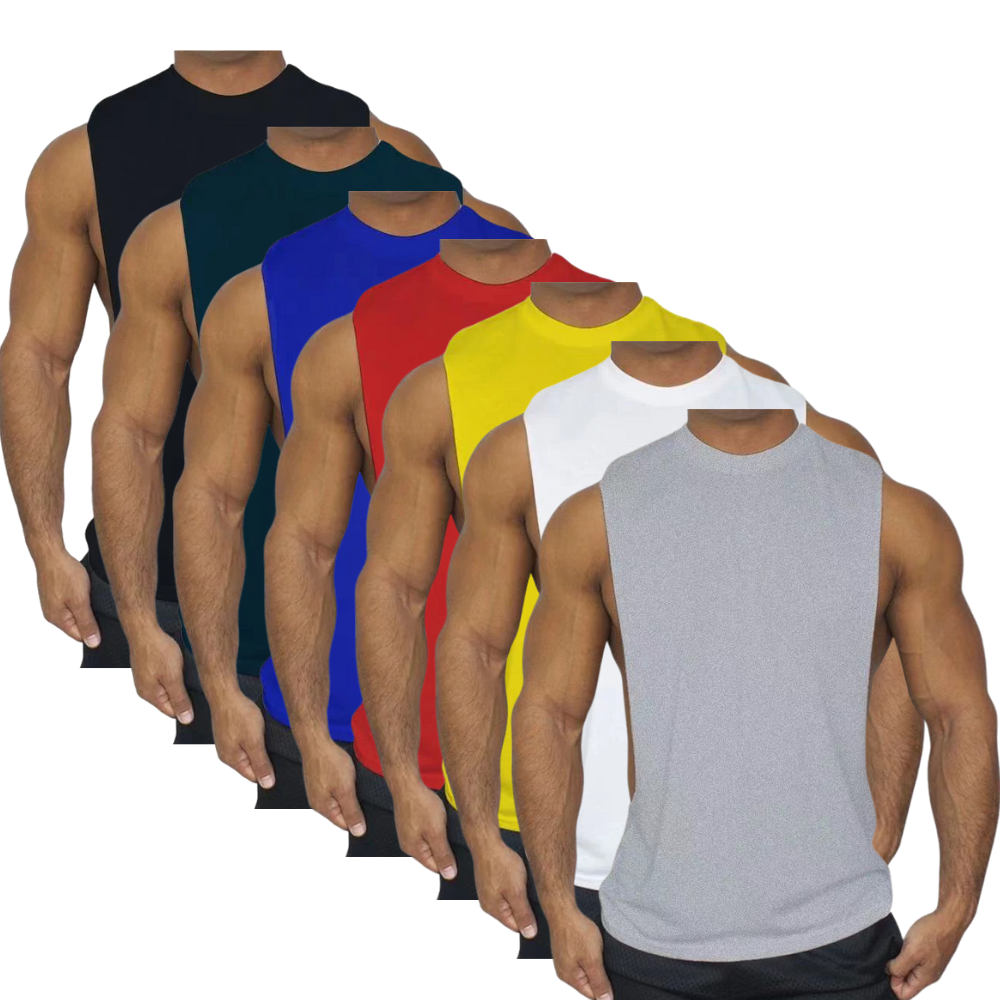 7 Pack Men's Gym Tank Tops On Sales