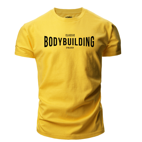 yellow Men's Bodybuilding T-Shirt