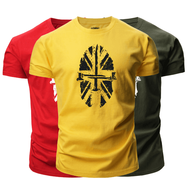 3 Pieces Men's Spartan Graphic T-Shirt
